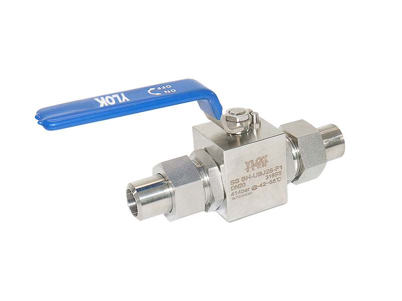 進口帶焊接管高壓球閥