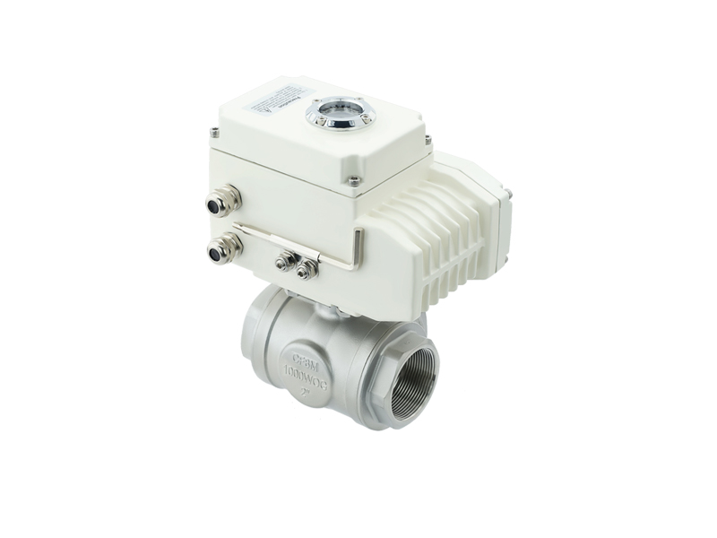 進口電動三通球閥