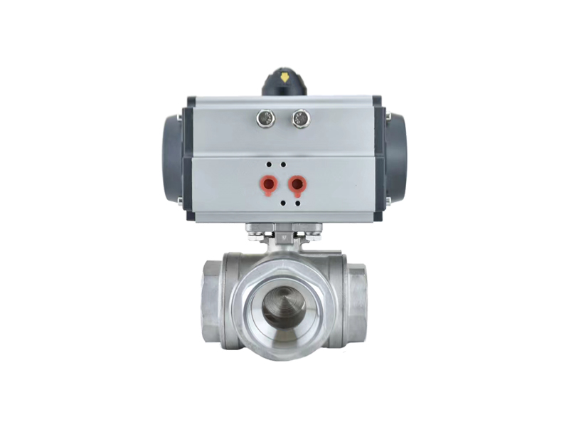 進口氣動三通球閥