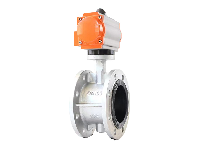 進(jìn)口氣動(dòng)法蘭蝶閥