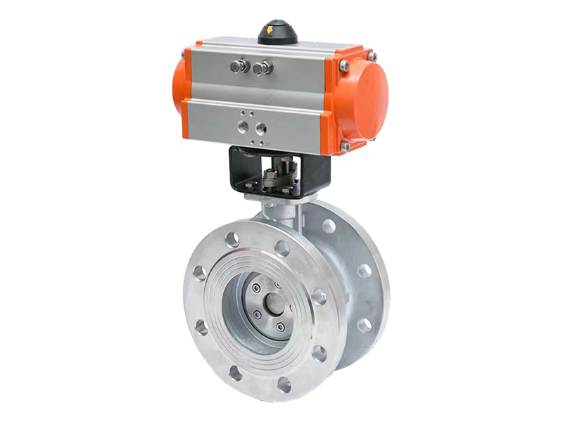 進(jìn)口氣動(dòng)法蘭蝶閥