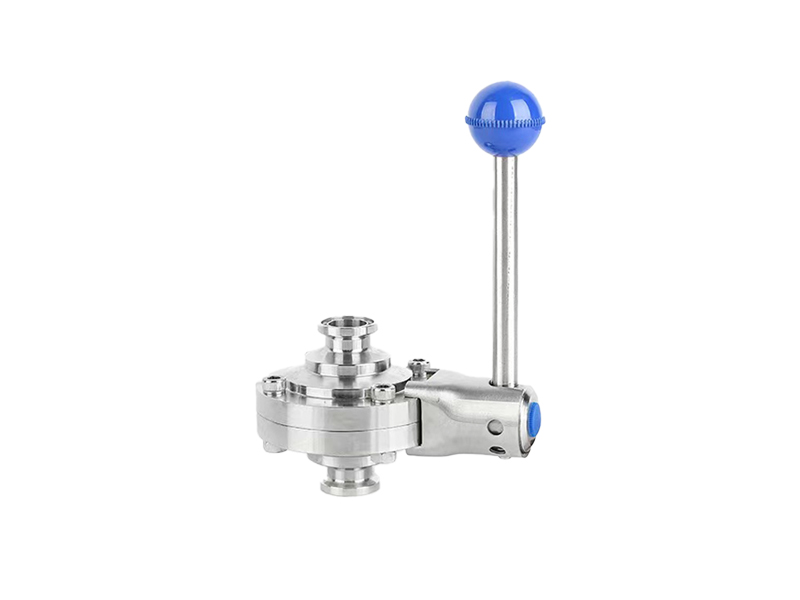 進口衛生級法蘭蝶閥