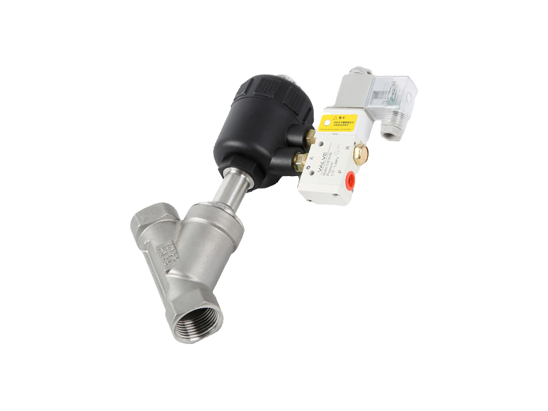 進(jìn)口帶電磁閥氣動(dòng)角座閥