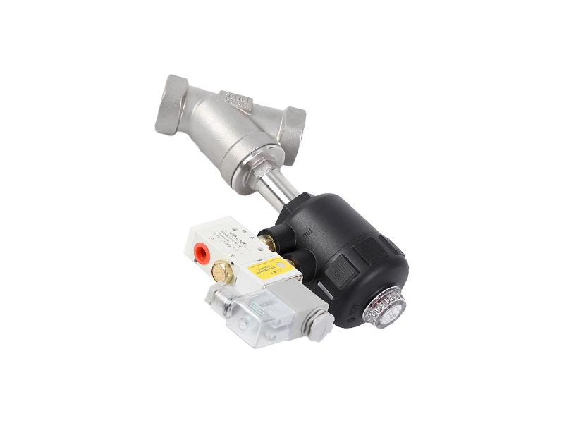 進(jìn)口帶電磁閥氣動(dòng)角座閥